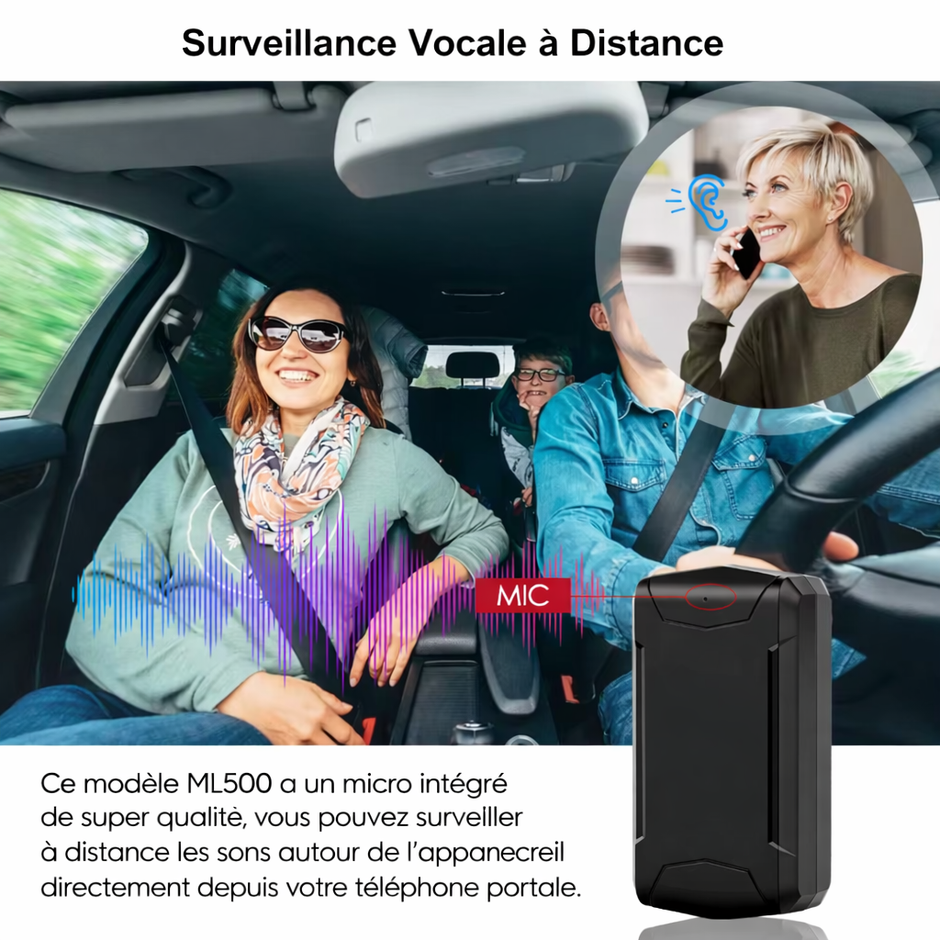 TraceMe Auto - Traceur GPS Magnétique Longue Autonomie