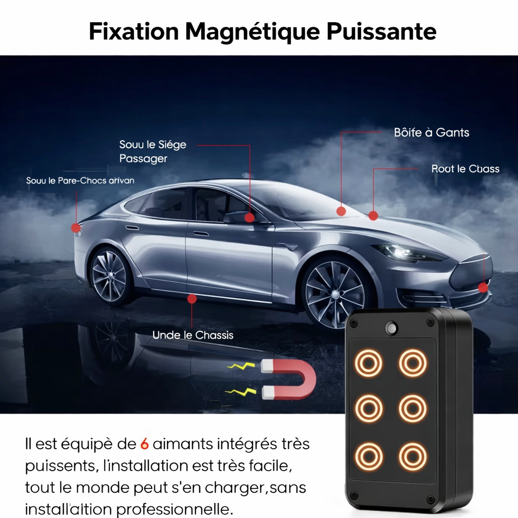 TraceMe Auto - Traceur GPS Magnétique Longue Autonomie